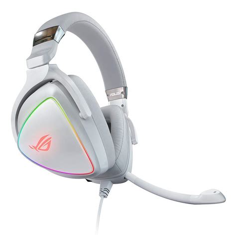 Asus Rog Delta Prism White Head-mounted Computer Gaming Headset Rgb ...