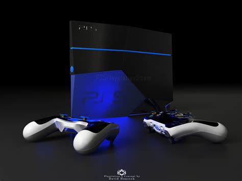 Playstation 5 Console and Controller by David Hansson - PS5