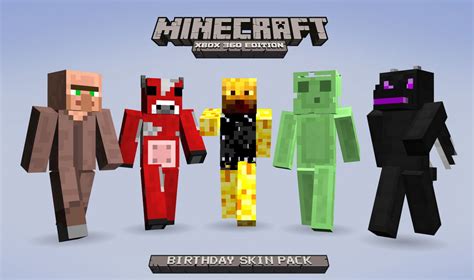 Download Now Free Birthday Skin Pack for Minecraft on Xbox 360 via Xbox ...