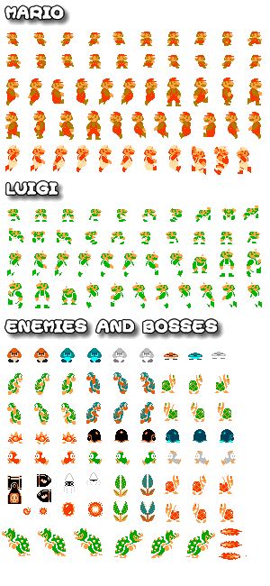 an image of the nintendo game console's characters and their names in ...