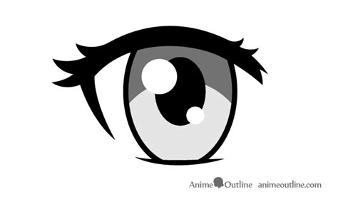 How to Draw Female Anime Eyes Tutorial - AnimeOutline