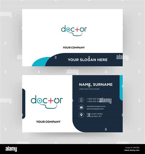 doctor, business card design template, Visiting for your company ...