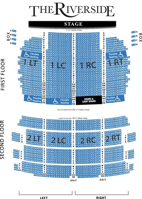 Seating Charts | Welcome to The Pabst Theater / Riverside Theater ...