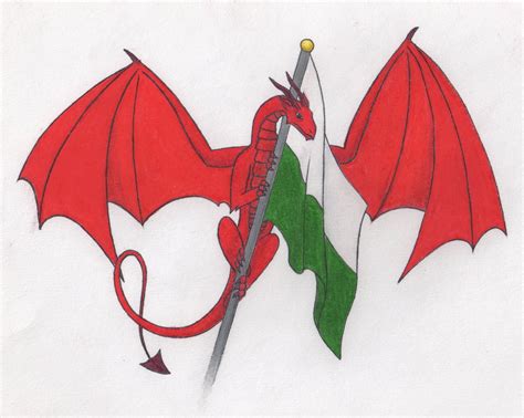 Welsh Flag Tattoo Design by Pandion-18 on deviantART | Flag tattoo ...