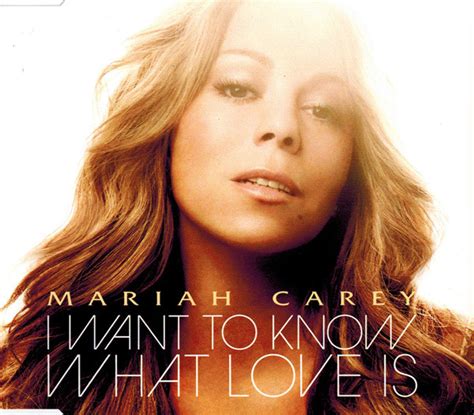 Mariah Carey – I Want To Know What Love Is – CD (Single), 2009 ...