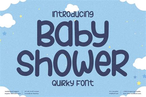 Baby Shower Font - Dfonts