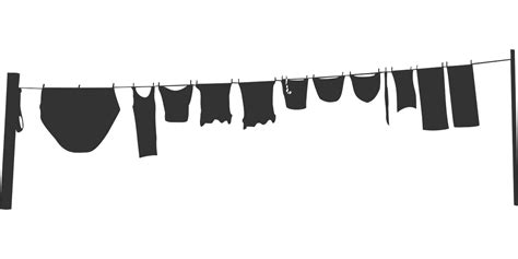 Download Clothesline, Washing Line, Laundry. Royalty-Free Vector ...