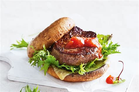 Mushroom steak burger recipe