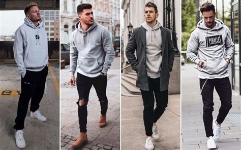 Total 79+ imagen grey hoodie men outfit - Abzlocal.mx