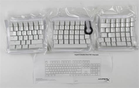 Quick Look: HyperX Doubleshot PBT Pudding Keycaps (White) | TechPowerUp