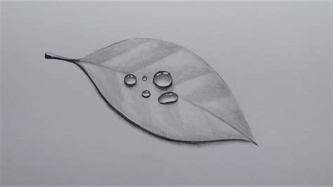 How To Draw Water Drops With Pencil