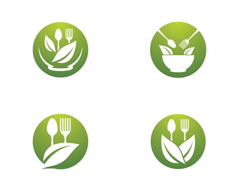 Organic Food Logo Set 963895 Vector Art at Vecteezy