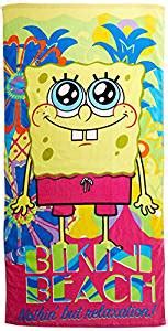 Spongebob Beach Towel-Big Smile