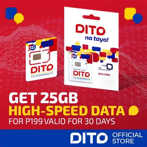 DITO SIM with 25GB DATA | Shopee Philippines