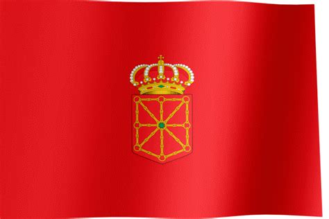 Flag of Navarre (GIF) - All Waving Flags