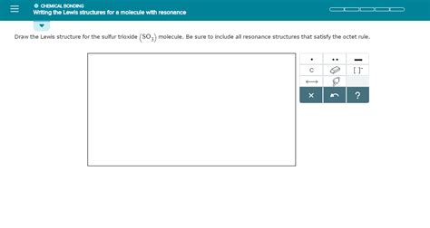 Solved Draw the Lewis structure for the sulfur trioxide | Chegg.com