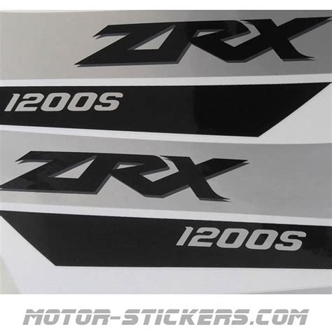 Kawasaki ZRX 1200 2004 decals