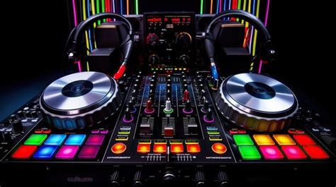 Premium AI Image | DJ party mix music