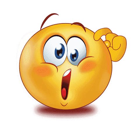 Confused Emoji PNG Images Transparent Free Download