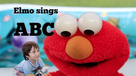 Sesame Street Elmo sings the alphabet sings ABC