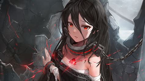 536 Anime Girl Red Eyes Hd Wallpaper Pics - MyWeb