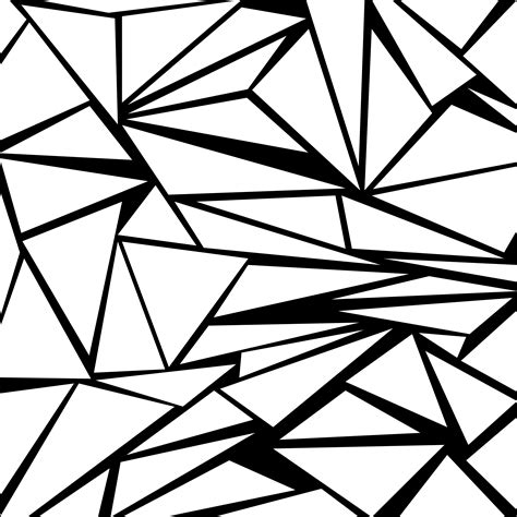 White and black geometric background with triangle shapes 625659 Vector ...