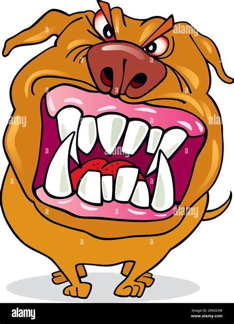 Cartoon vector illustration of bad dog Stock Vector Image & Art - Alamy