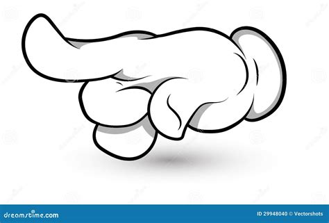 Cartoon Man Pointing Finger With Thought Bubble Royalty-Free Stock ...