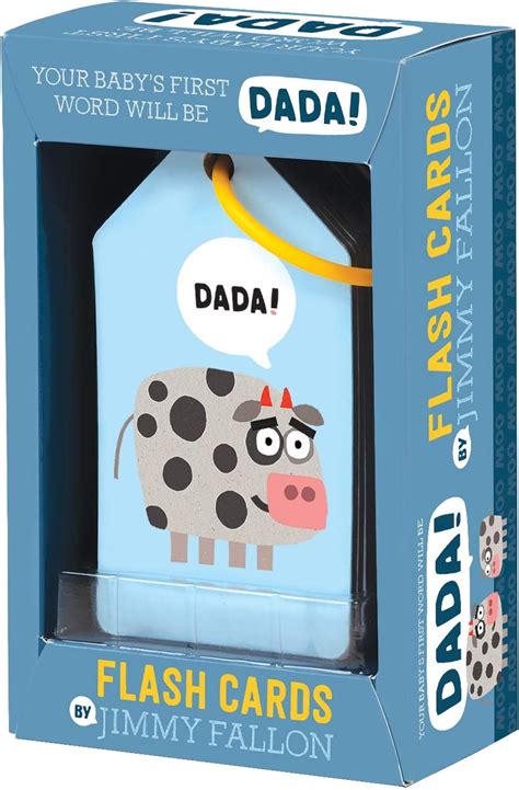 Jimmy Fallon Your Baby’s First Word Will Be Dada Flash Cards (Jimmy ...