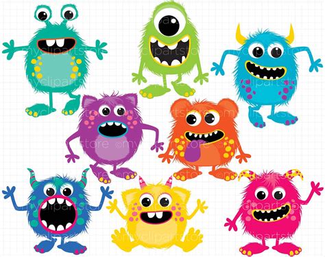 24+ Cute monster clipart free you should have it