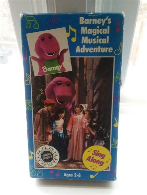 Barney Barneys Magical Musical Adventure Vhs Video Tape Very Rare ...