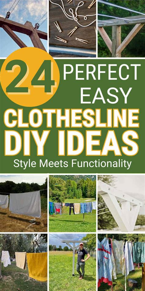 24 DIY Clothesline Ideas (Inside and Outside)