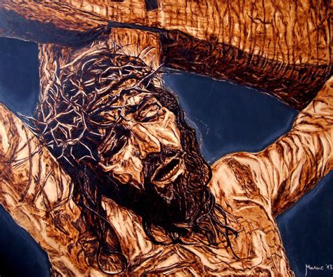 Crucifixion (2013) Painting by MILIS Pyrography | Artfinder