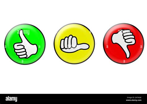 Thumb icon set. Like,dislike and neutral icon. Thumbs up in green ...