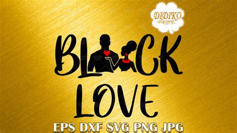 Black Love SVG, Black Couple SVG, Black History Month SVG, Afro SVG ...