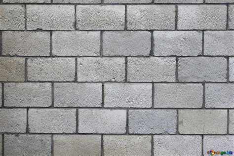 The wall of concrete blocks.texture. free image - № 5320