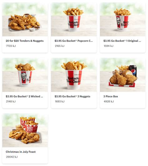 Hungry? Don't Miss KFC Menu Australia Prices 2023 - FH