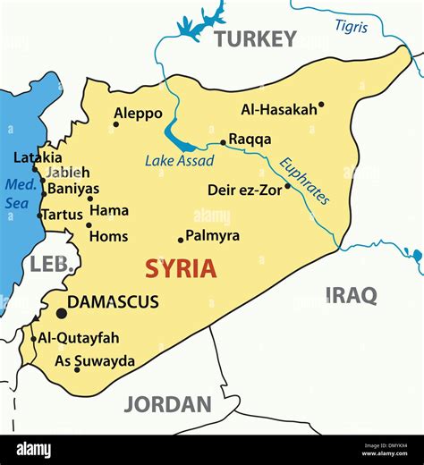 Syrian Desert Location On World Map