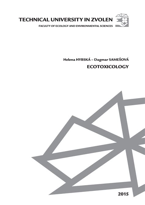 (PDF) Ecotoxicology