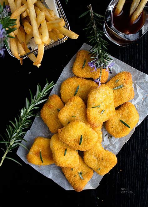 Chicken Nuggets with Sauce & French Fries - NISH KITCHEN