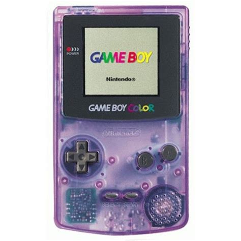 GameBoy Color System Clear Purple For Sale Nintendo