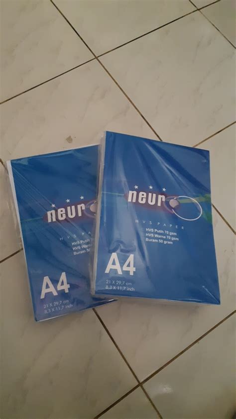 Kertas Fotokopi A4 70 Gram Neuro (HVS) [ RIM ] | Shopee Indonesia