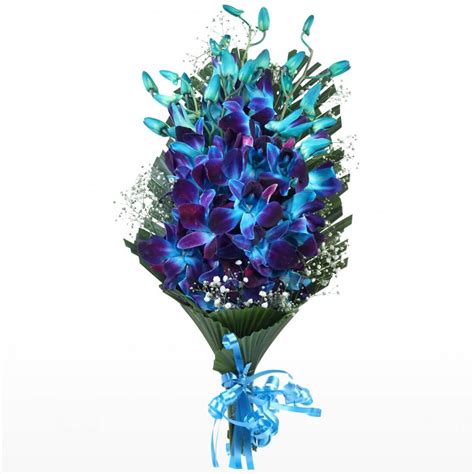 Blue Orchid bouquet | CakeGift.in