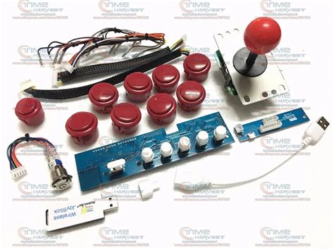 Free shipping DIY Arcade Joystick Kits Set 4 in 1 Multifunction ...