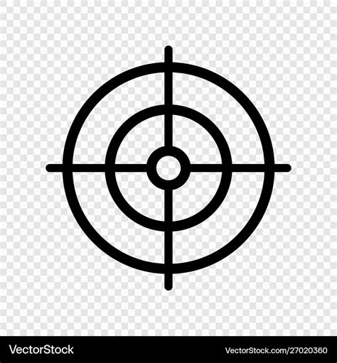 Gun target icon Royalty Free Vector Image - VectorStock