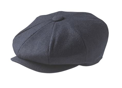 Peaky Blinders - Melton Wool - Navy Blue Newsboy Cap