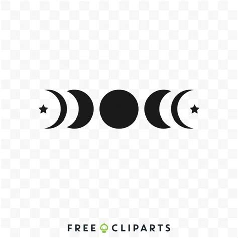 Free moon phases clipart | Moon phases art, Moon decal, Moon phases