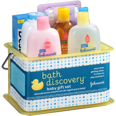 JOHNSON'S Bathtime Gift Set Items 8 Pcs Newborn Baby Shower Shampoo ...