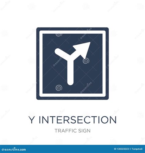 Y Intersection Sign Transparent Icon. Y Intersection Sign Symbol Vector ...