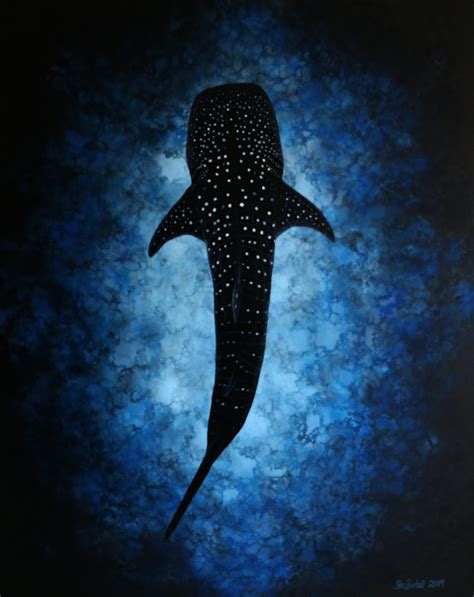 Silhouette Whale Shark Painting / Check out our whale sharks painting ...